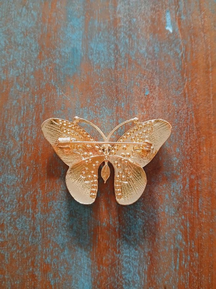 Papillon coloré avec strass - photo numéro 4