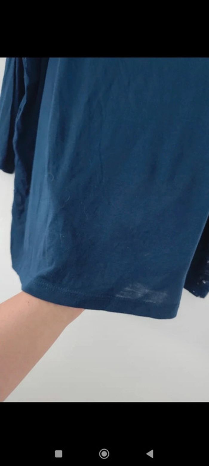 Blouse uni à dentelle sur tout le dos taille 38/40 - photo numéro 7