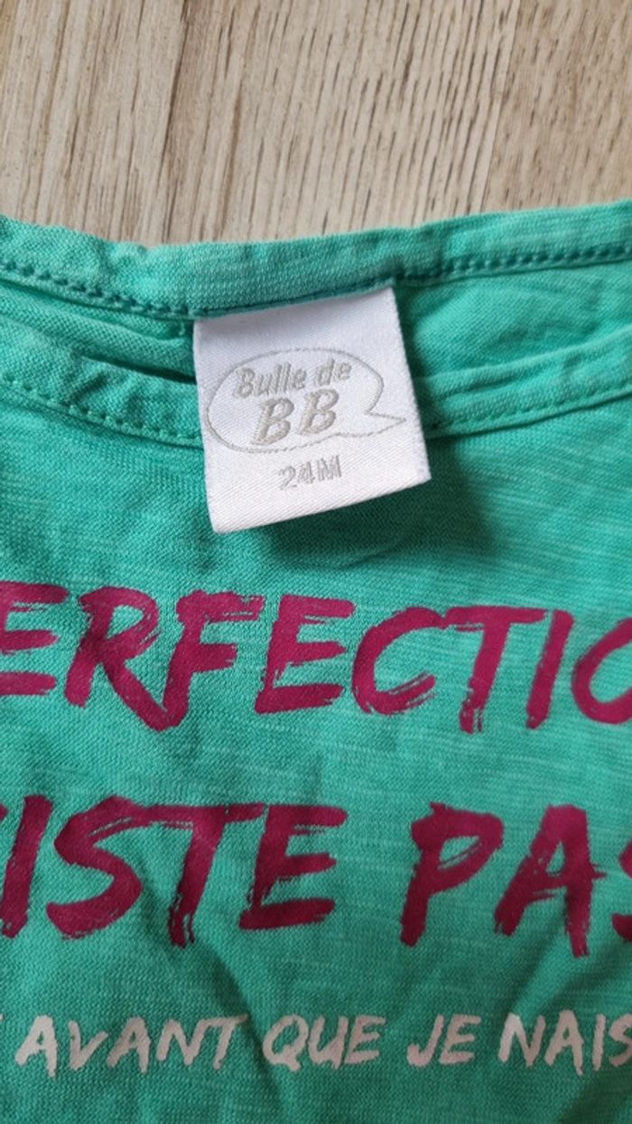 T-shirt vert perfection - photo numéro 3