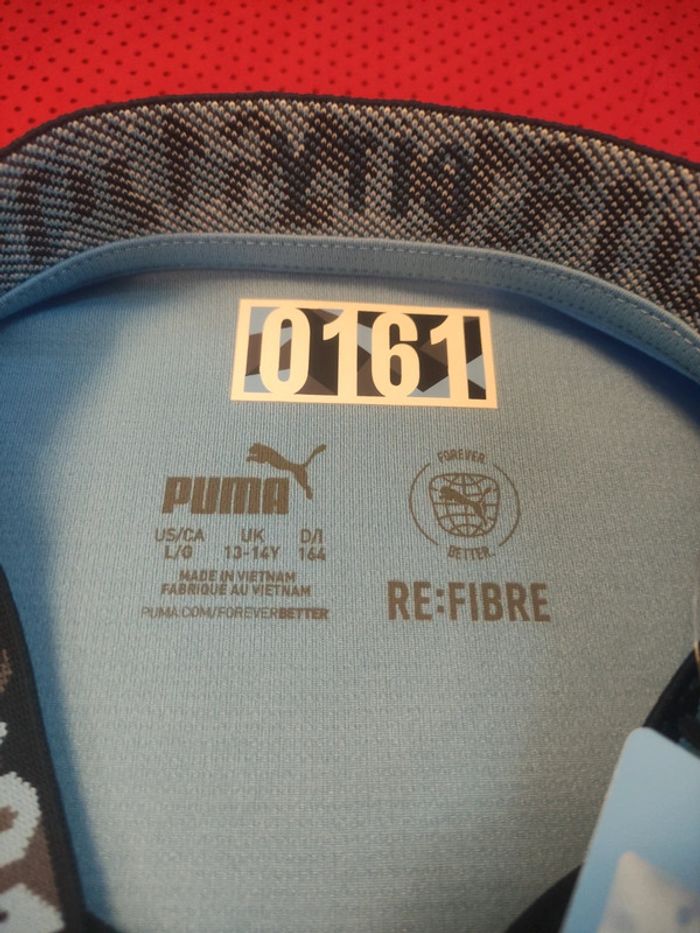 Maillot de foot Manchester City, Puma Authentique Officiel taille enfant 13/14 ans, Neuf - photo numéro 10