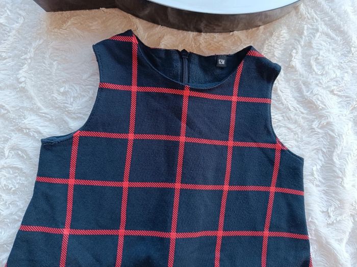 Robe à carreaux Fille 12 mois - photo numéro 3