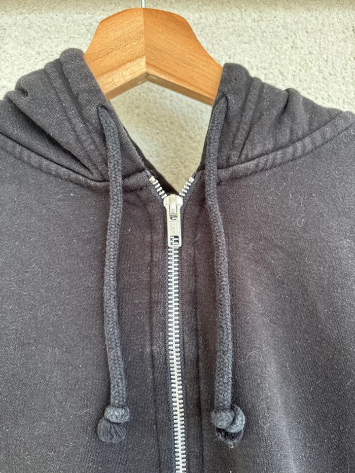 Veste noire à capuche H&M taille M - photo numéro 2