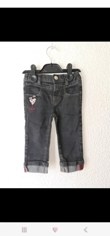 jeans noire Catimini