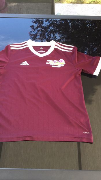 Tee-shirts sport 11ans bordeaux Adidas