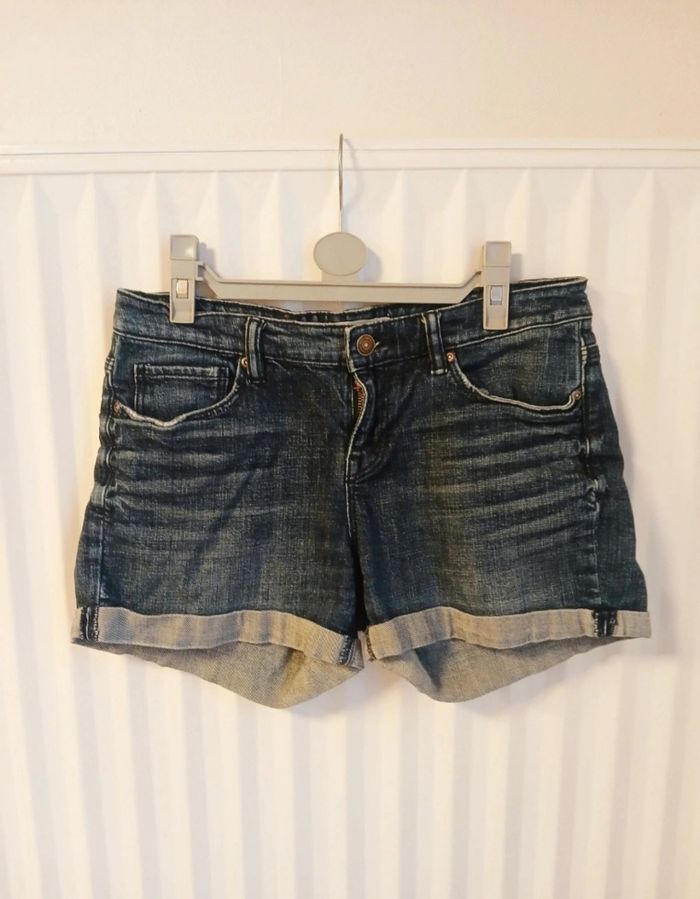 Short en jeans