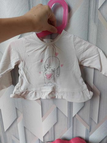 tee shirt lapin beige clair