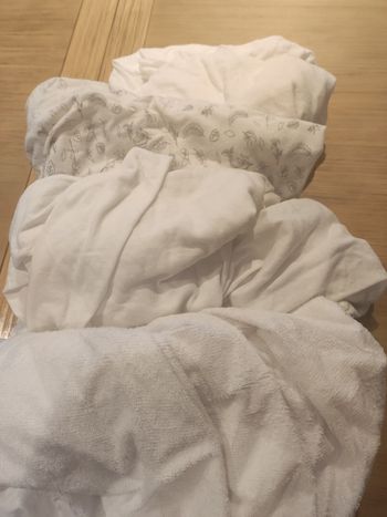 Draps housse lit nouveau né