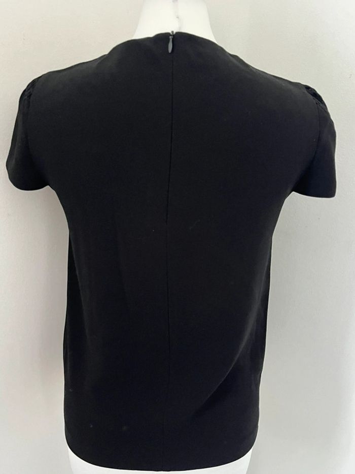 Blouse noire col fantaisie Maje S - photo numéro 5