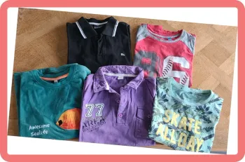 Lot de t-shirts 10 ans diverses marques