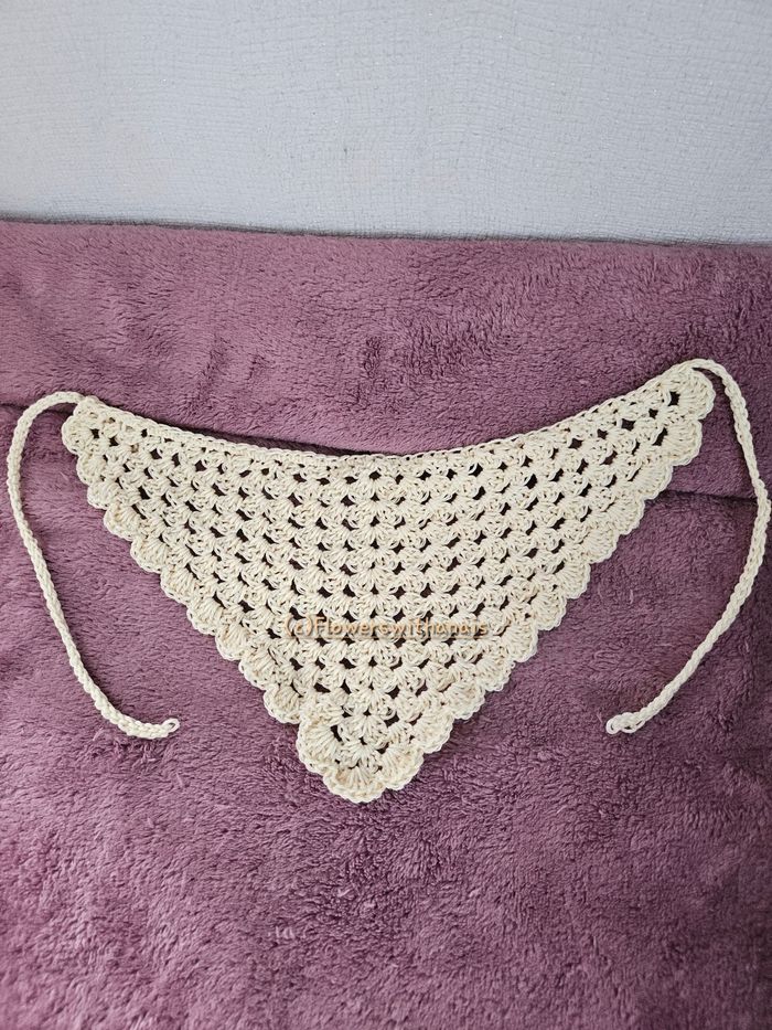 Bandana fait main uni