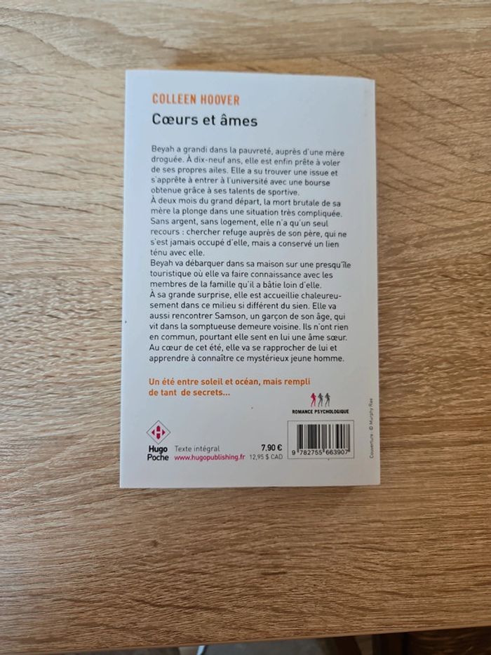 Livre roman coeur et âmes - photo numéro 2