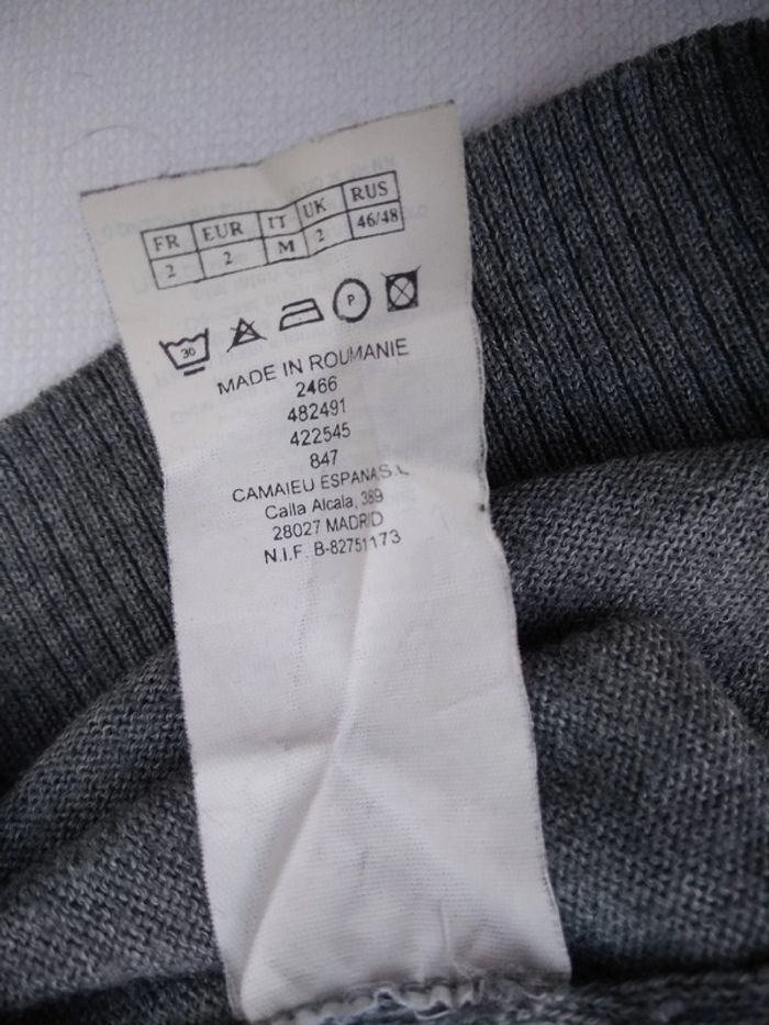 Pull sans manche gris - photo numéro 7