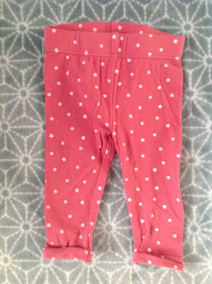 Leggings rose Tape à l'œil - 3 mois