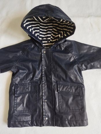 Imperméable bleu marine bout'chou