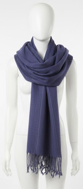 Écharpe Chaude & Élégante bleu nuit