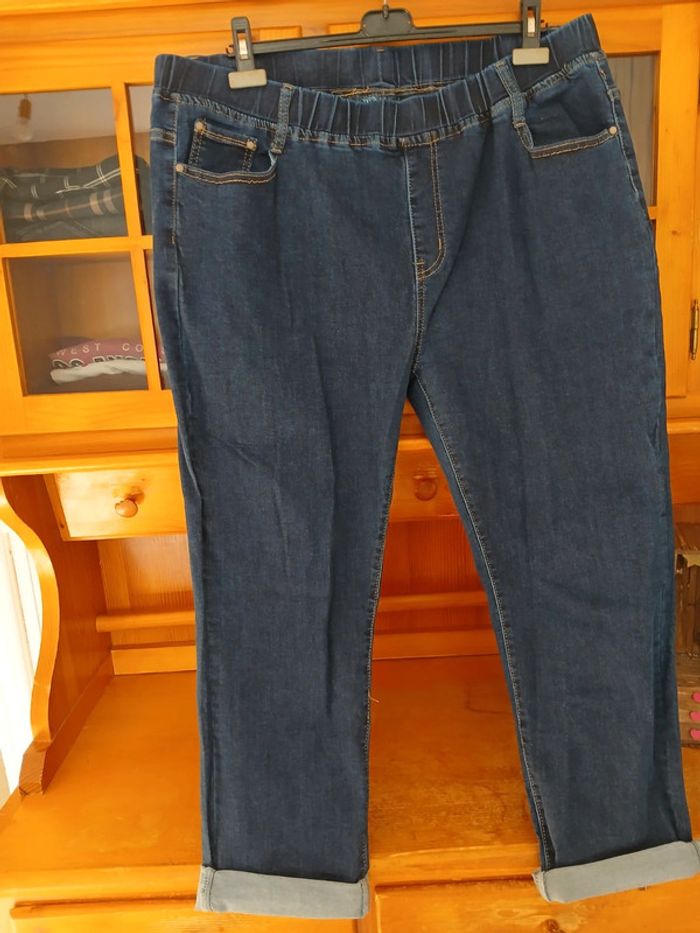 Jegging bleu taille 54 - photo numéro 3