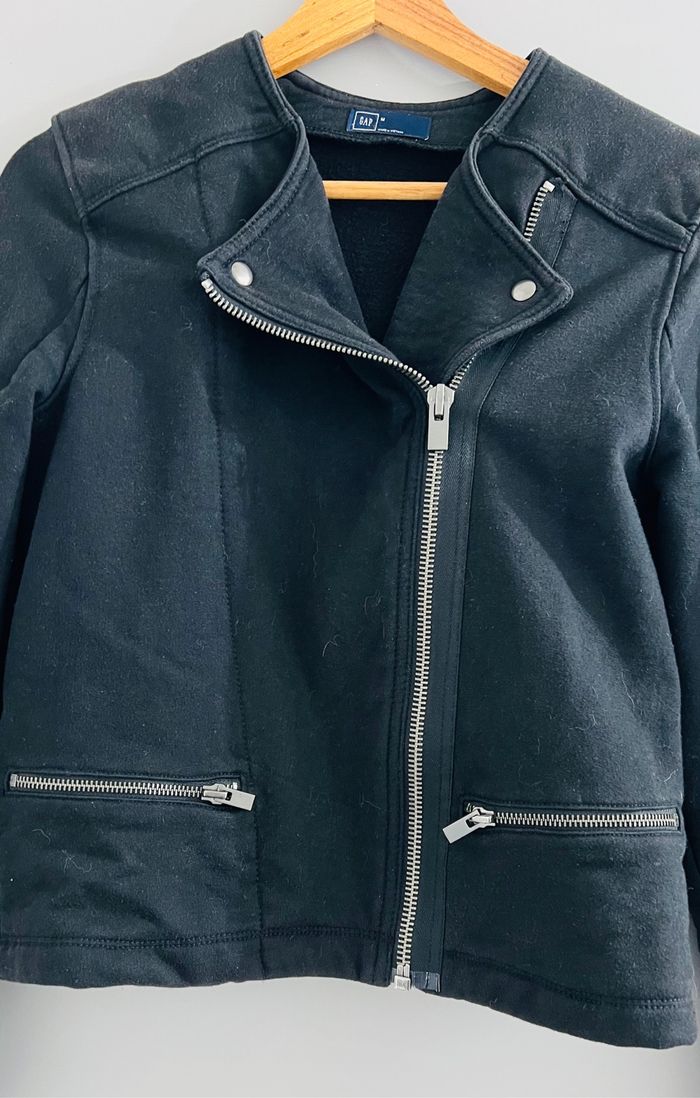 Veste femme zippée noir Taille M Gap - photo numéro 2