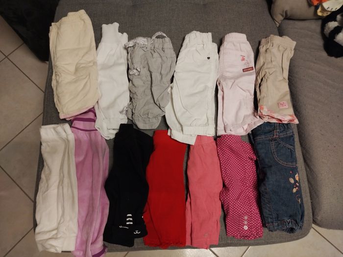 Lot pantalon fille