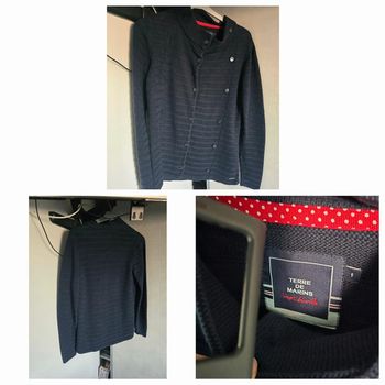 Gilet bleu terre de marins