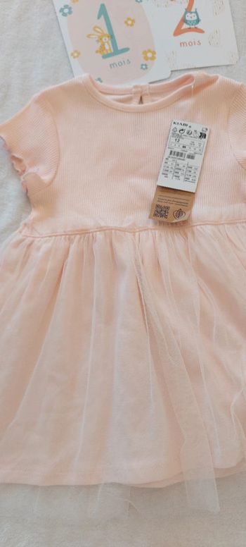 Robe bébé fille 12 mois été neuve