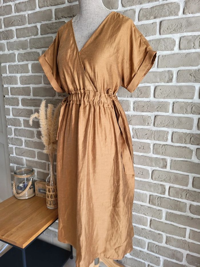 Robe d'été camel Camaïeu - photo numéro 6
