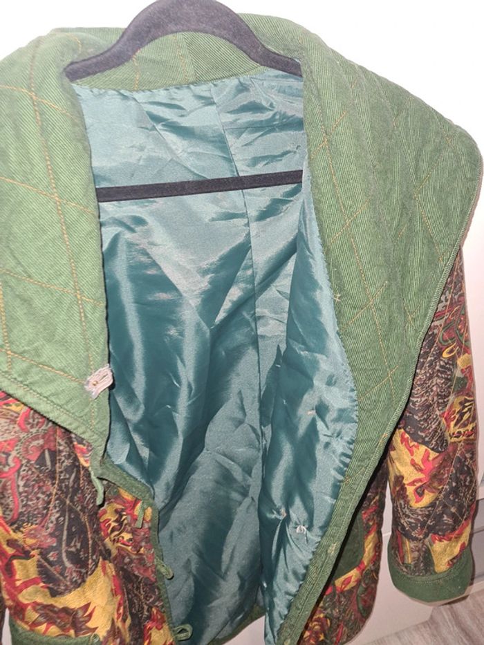 Manteau matelassée couleur automnale vintage - photo numéro 7