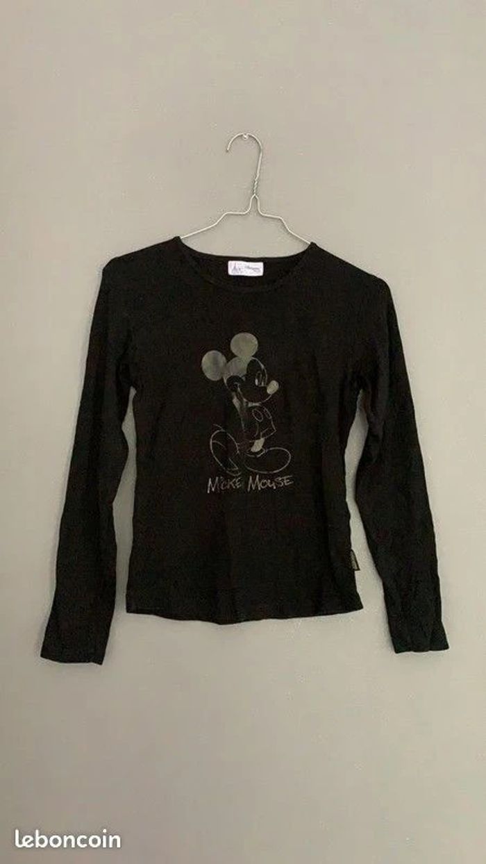 Haut T-Shirt manches Longues Disney Mickey T14 ans