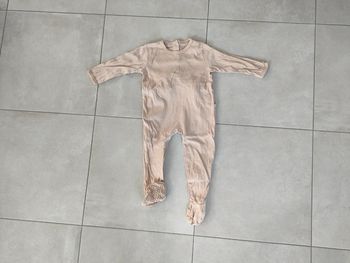 Pyjama beige tissu - Taille 24 mois