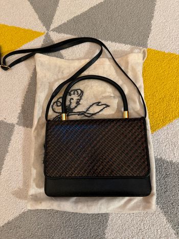 Sac à bandoulière en cuir vintage