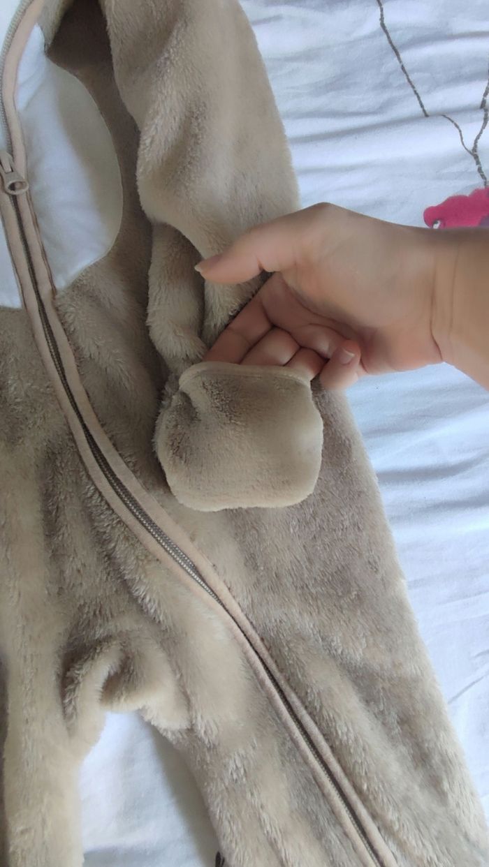 Combinaison en peluche enfant Lupilu - photo numéro 4