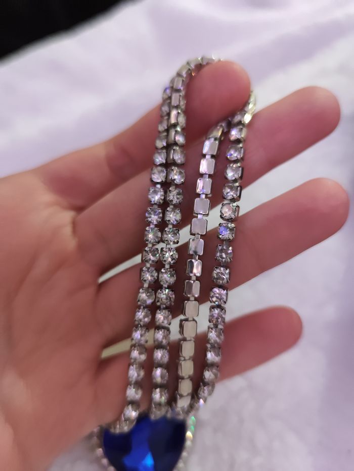 Collier coeur de l'océan inspiré du film titanic - photo numéro 6