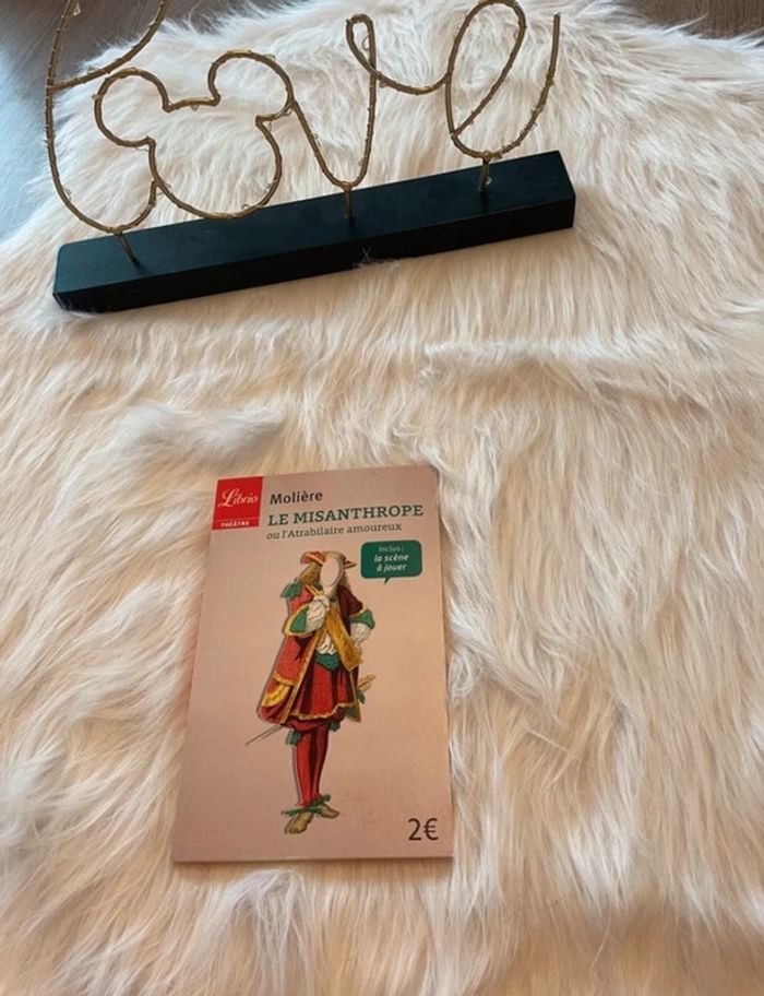 Livre Molière le misanthrope 🥰 de chez librio