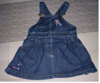 robe en jeans disney minnie 23 mois en tbe