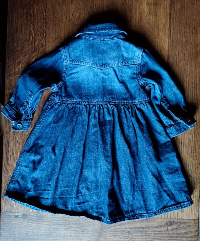 Robe en Jean bébé petit bateau - photo numéro 2