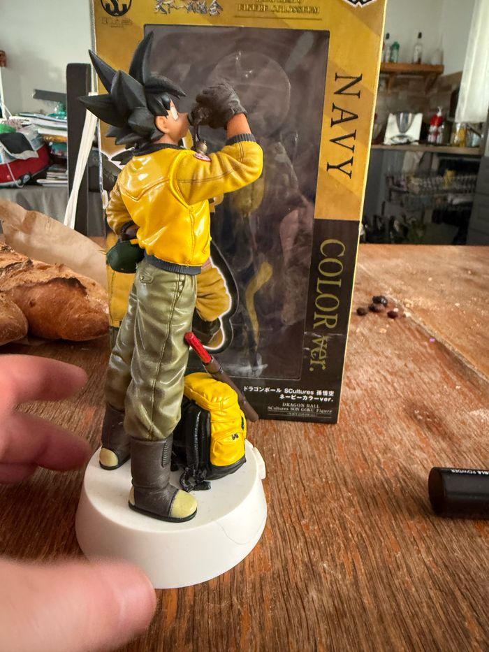Figurine Dragon Ball Son Goku SCultures Zoukei Tenkaichi Budoukai Navy Color ver - photo numéro 5