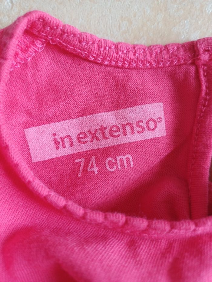 Tee shirt rose papillon - photo numéro 3