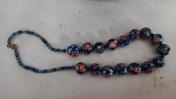 Collier en céramique vintage - photo numéro 5