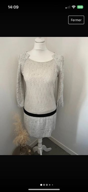 Robe bi matière Bash M comme neuve