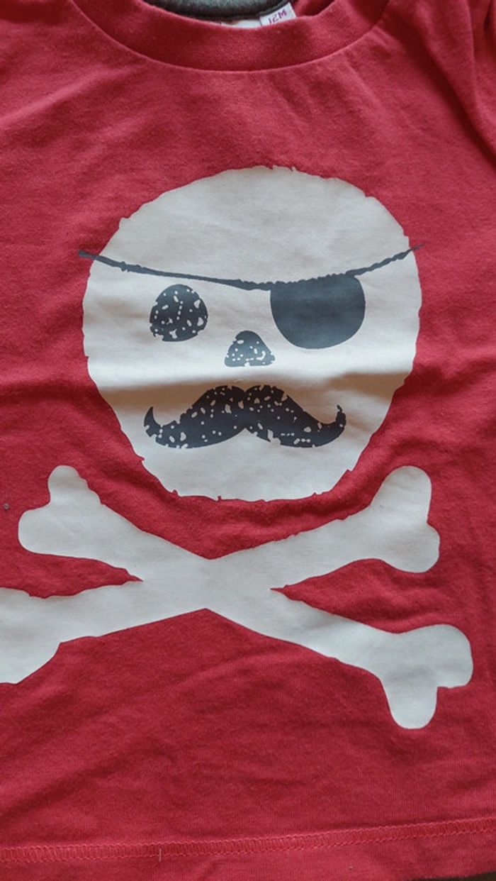 T shirt manches longues pomette 12 mois - photo numéro 2