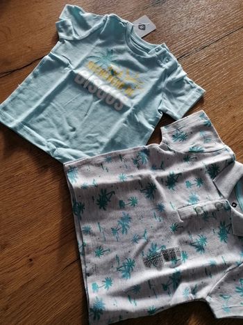 2 tee shirt manches courtes