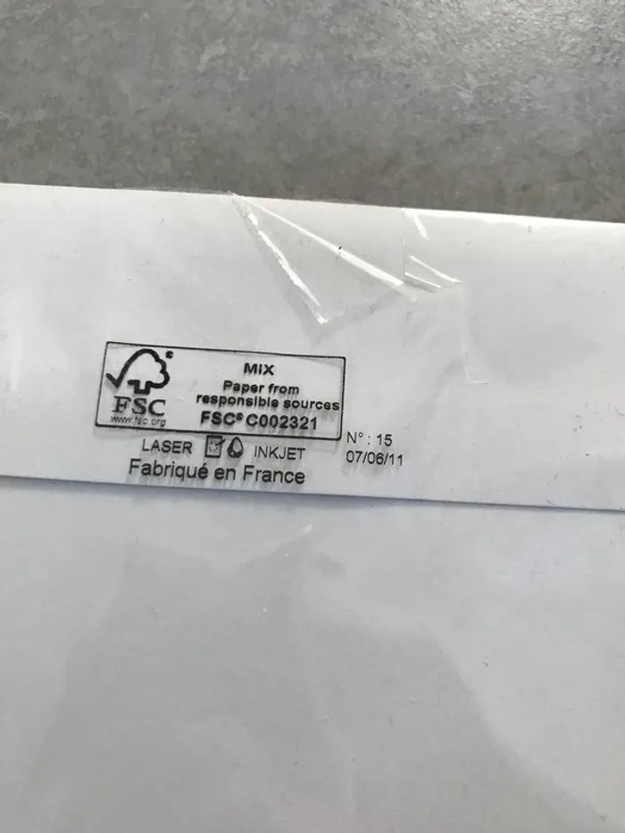 Clairefontaine Paquet 20 Enveloppes Adhésives Format dl 11x22cm 120g/m² Coloris Gris Perle - photo numéro 5