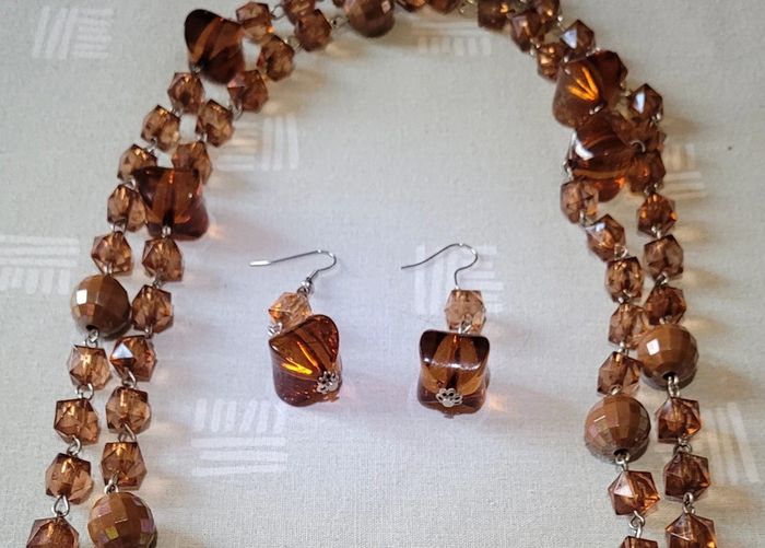 Collier + boucles fantaisie - photo numéro 3