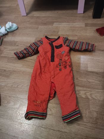 Combinaison chaude 6 mois fille