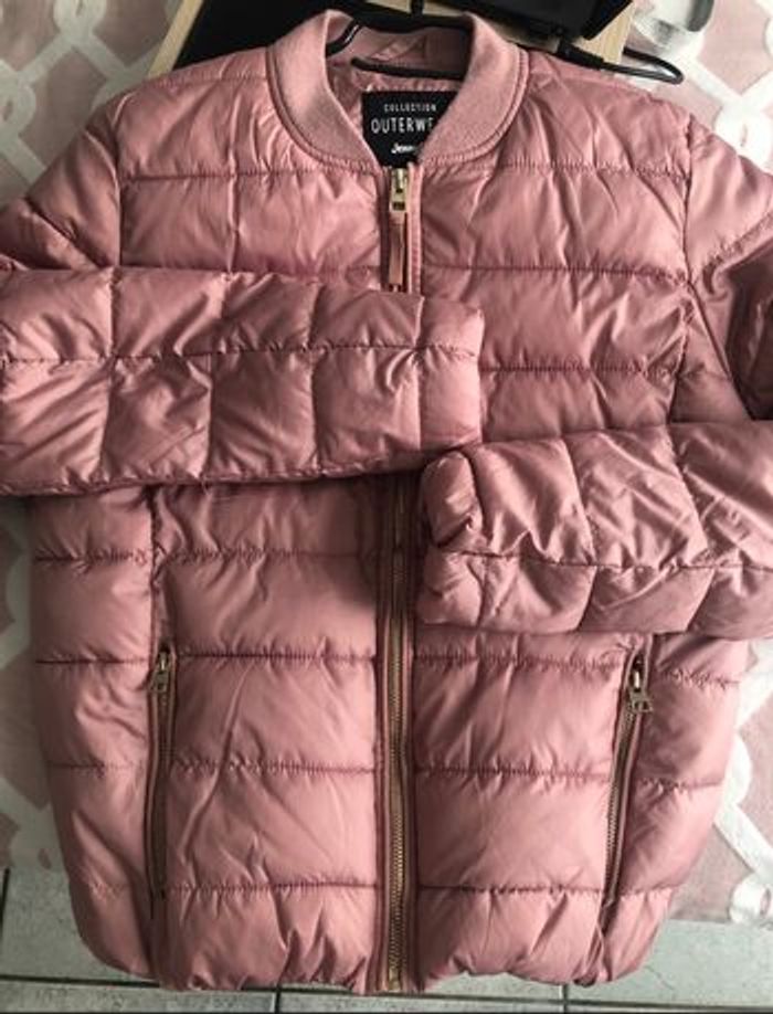 Blouson rose mi saison taille Médium - photo numéro 3