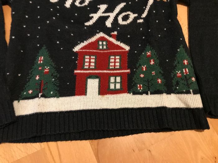 Pull d’hiver marine très doux 8 Ans - photo numéro 3