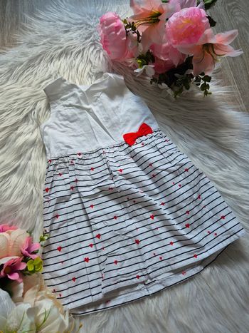 Robe blanche 24 mois