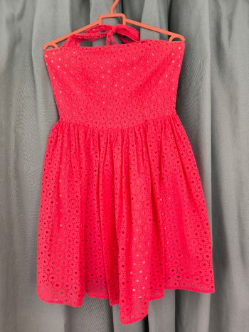 Robe d'été fushia S avec noeud Mademoiselle R de La Redoute S (36)