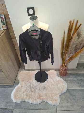 Veste IKKS Rock noire pailletée - 8 ans (126 cm)