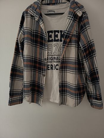 Ensemble chemise et tee-shirt Creeks 10 ans 
