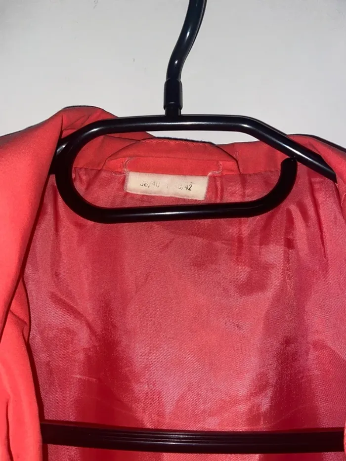 Veste coupe vent vintage rose - photo numéro 5